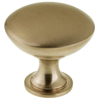 Contemporary Knob, 1-3/16" D, Champagne Bronze alt 0