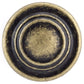 Traditional Knob, 1-5/16" D, Burnished Brass alt 0