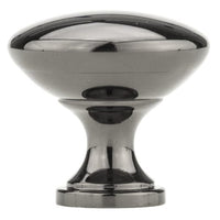 Traditional Knob, 1-3/16" D, Black Nickel alt 0