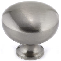 Traditional Knob, 1-1/4" D, Brushed Nickel alt 0