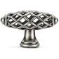 Traditional Knob, 2-9/32" x 25/32", Natural Iron alt 0