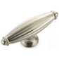 Traditional Knob, 2-9/16" x 25/32", Brushed Nickel alt 0
