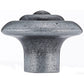 Traditional Knob, 1-1/4" D, Wrought Iron alt 0