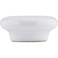 Contemporary Knob, 2-3/32" D, White alt 0