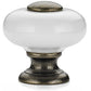 Eclectic Knob, 1" D, White alt 0