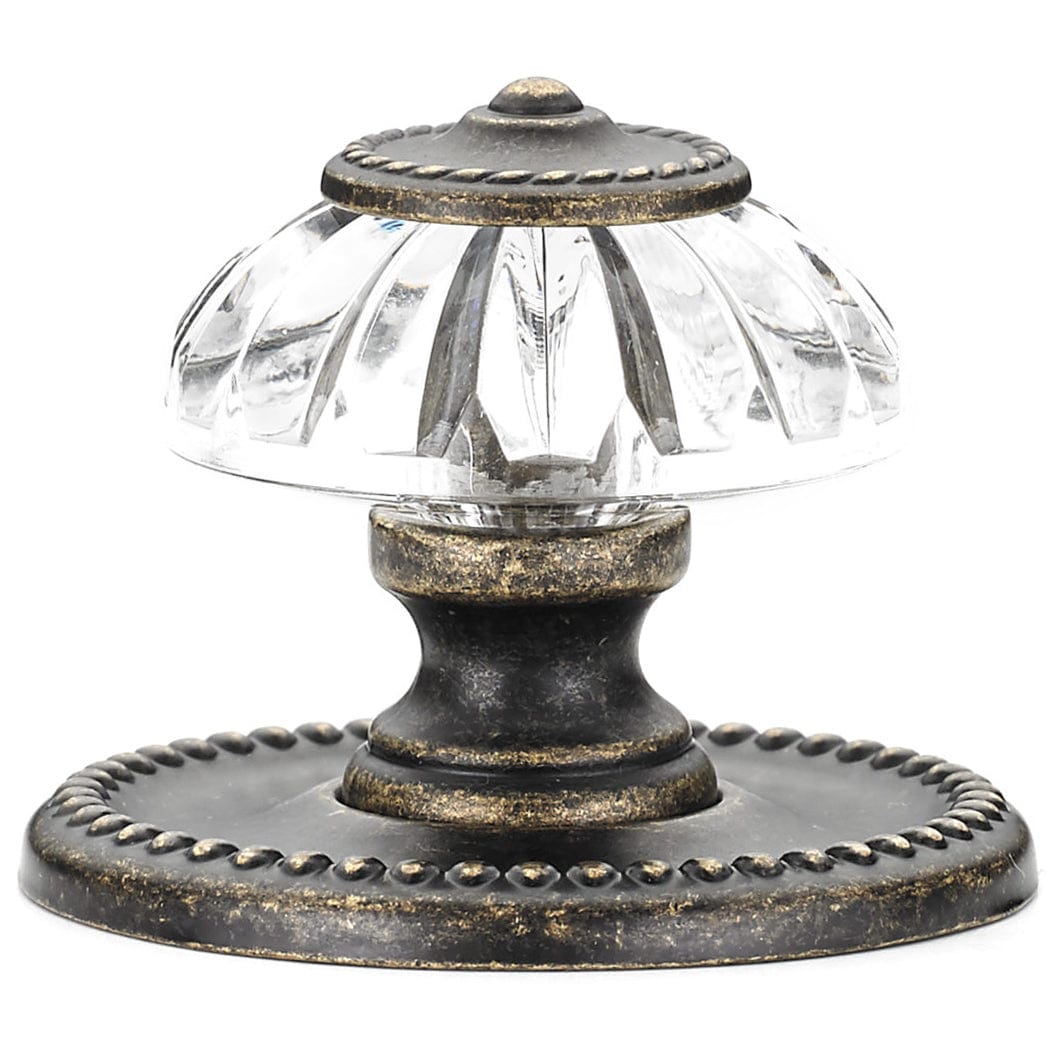 Eclectic Knob, 1-5/16" D, Burnished Brass alt 0