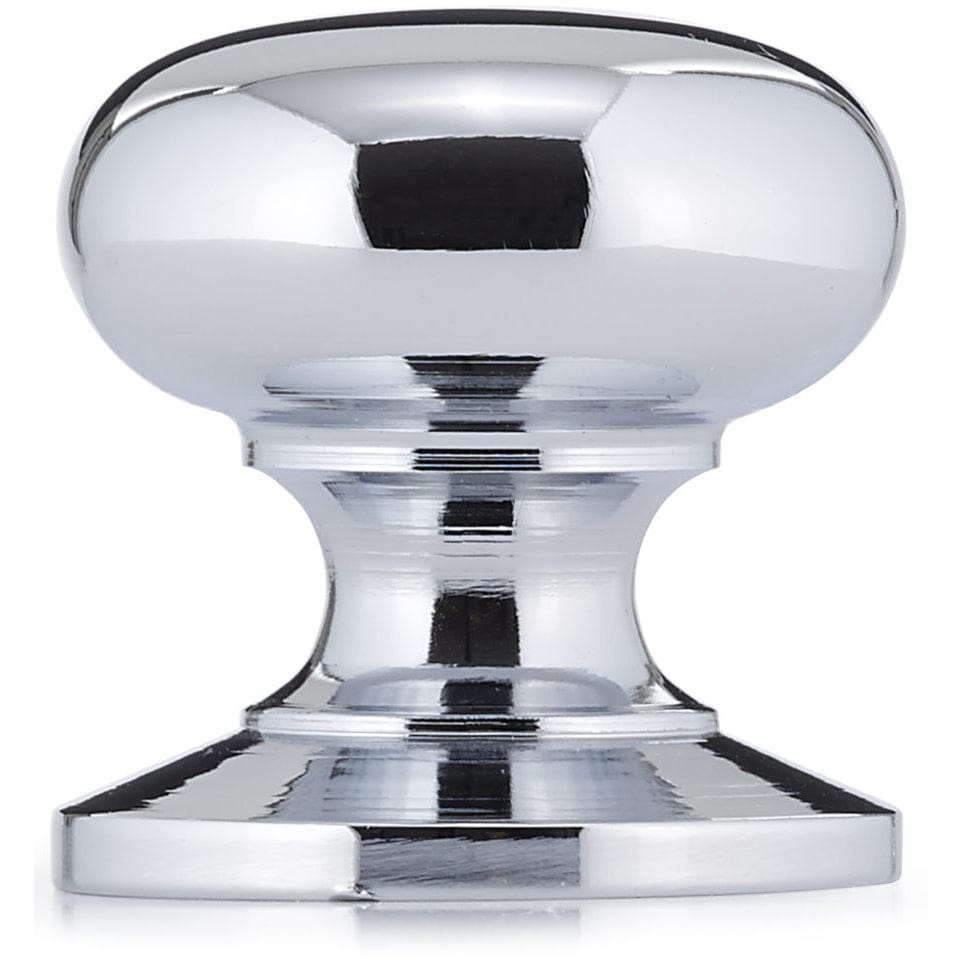 Traditional Knob, 1-1/4" D, Chrome alt 0