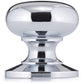 Traditional Knob, 1-1/4" D, Chrome alt 0