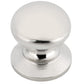 Traditional Knob, 1-7/32" D, Polished Nickel alt 0