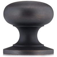 Traditional Knob, 1-1/4" D, Brushed Oil-Rubbed Bronze alt 0