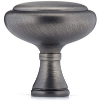 Traditional Knob, 1-1/4" D, Antique Nickel alt 0
