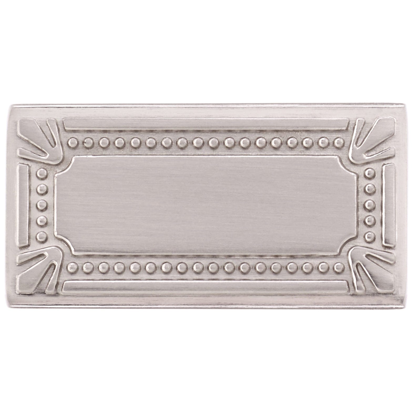 Traditional Knob, 1-11/16" x 7/8", Brushed Nickel alt 0