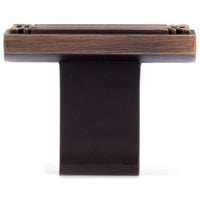 Traditional Knob, 1-11/16" x 7/8", Brushed Oil-Rubbed Bronze alt 0