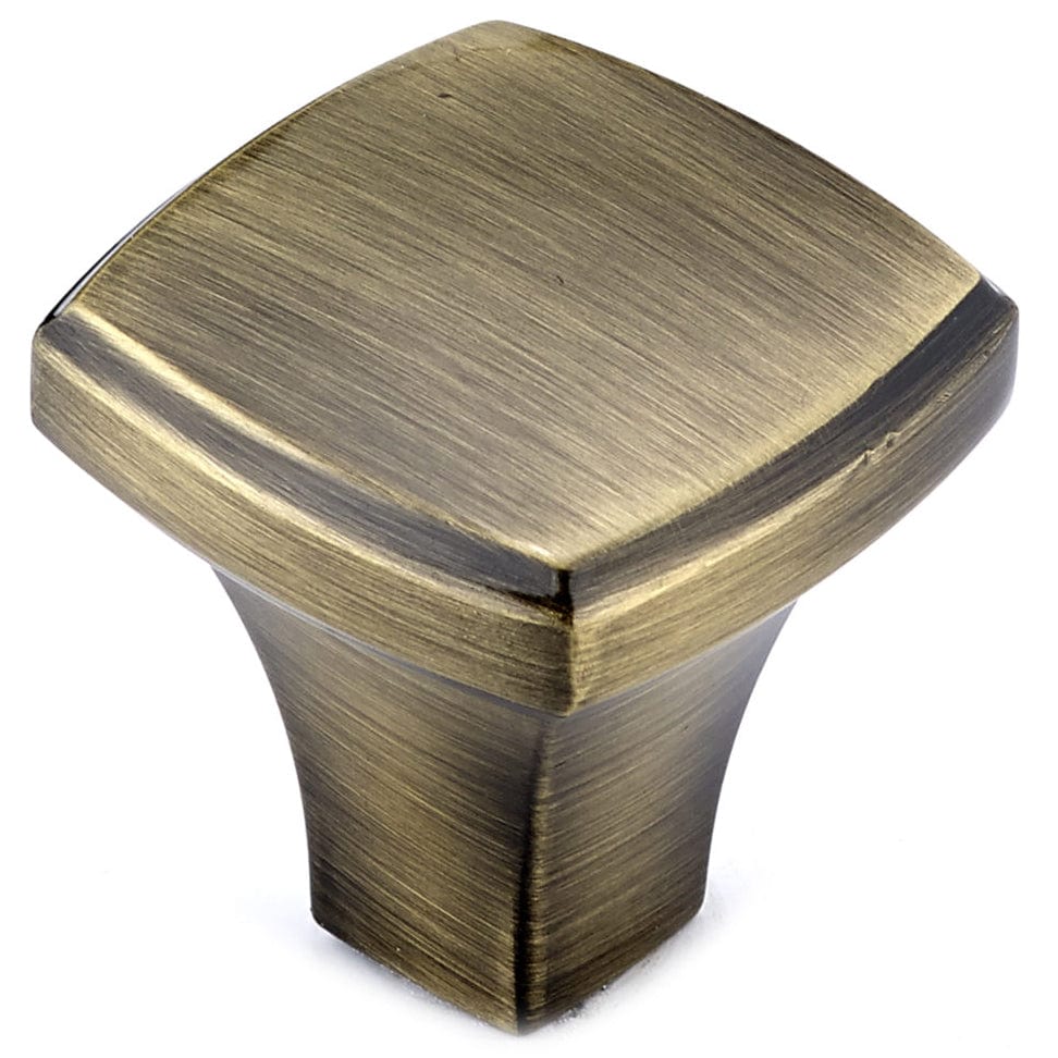 Transitional Knob, 1-1/4" x 1-1/4", Antique English alt 0