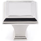 Traditional Knob, 1-3/8" x 1-3/8", Polished Nickel alt 0