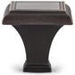 Traditional Knob, 1-3/8" x 1-3/8", Brushed Oil-Rubbed Bronze alt 0