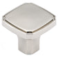 Transitional Knob, 1-3/8" x 1-3/8", Polished Nickel alt 0