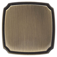Transitional Knob, 1-3/8" x 1-3/8", Antique English alt 0