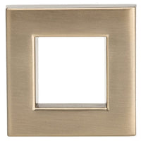 Transitional Knob, 1-21/32" x 1-21/32", Champagne Bronze alt 0