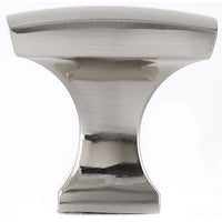 Transitional Knob, 1-5/16" x 1-5/16", Brushed Nickel alt 0