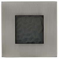 Transitional Knob, 2-3/8" x 2-3/8", Brushed Pewter alt 0