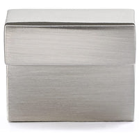 Contemporary Knob, 31/32" x 31/32", Brushed Nickel alt 0