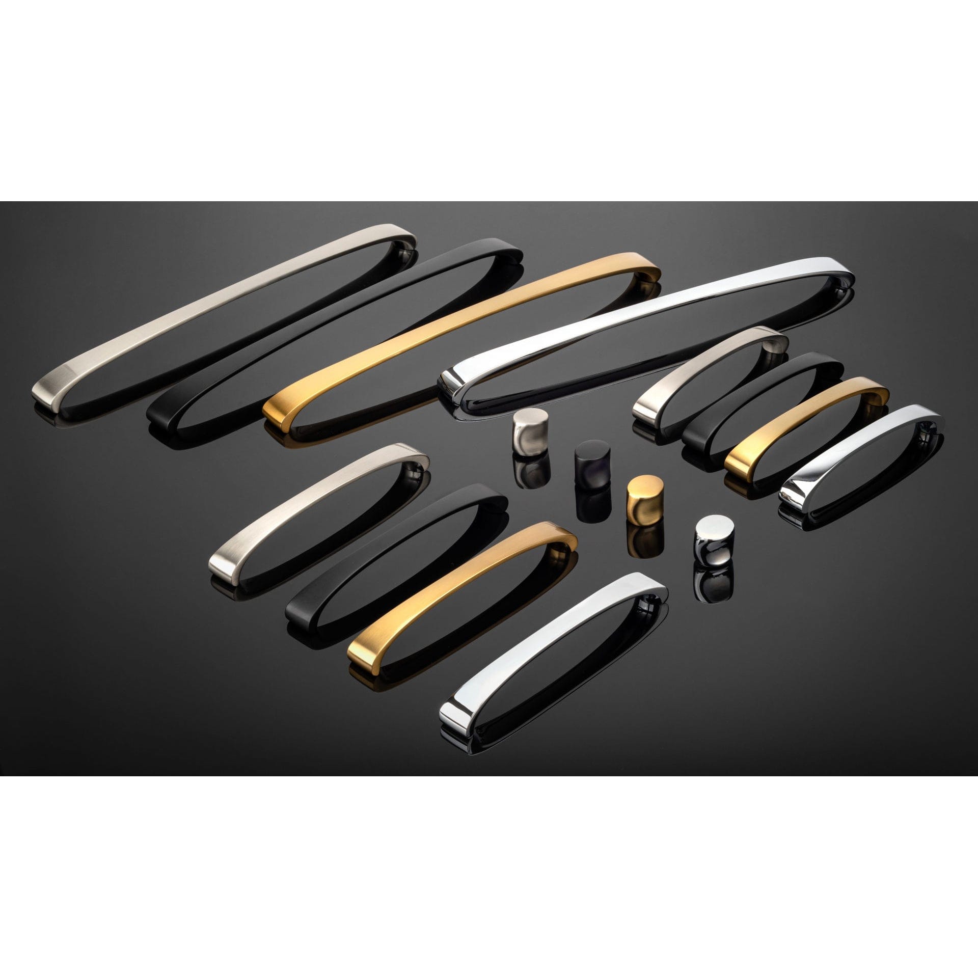 Contemporary Pull, 5-1/16" Center-to-Center, Matte Black alt 0