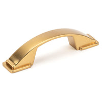 Contemporary Pull, 3" Center-to-Center, Aurum Brushed Gold alt 0