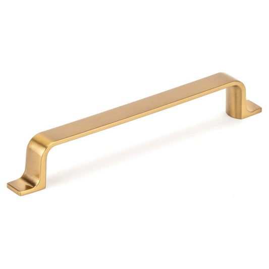 Contemporary Pull, 6-5/16" Center-to-Center, Aurum Brushed Gold alt 0