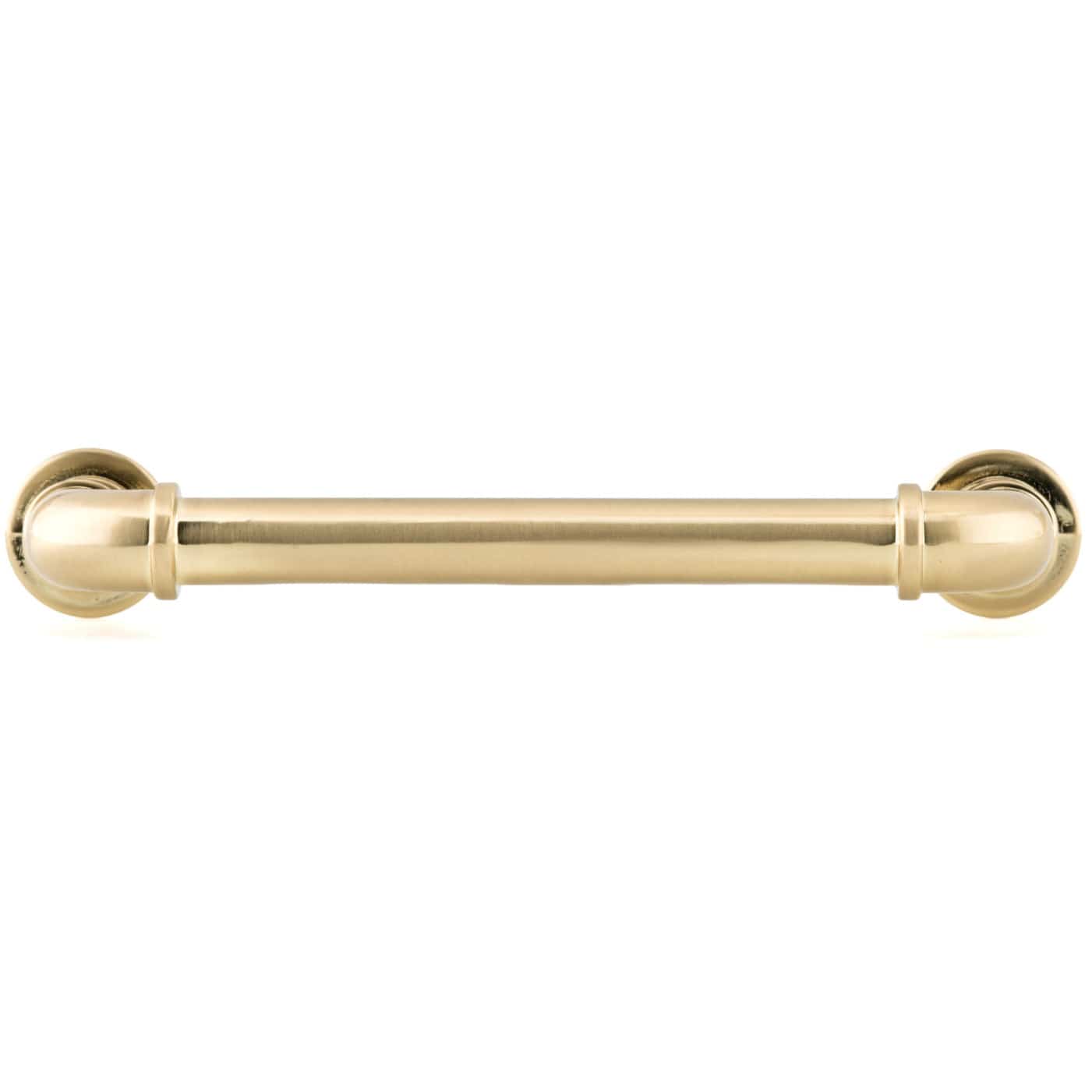 Eclectic Pull, 5-1/16" Center-to-Center, Satin Brass alt 0