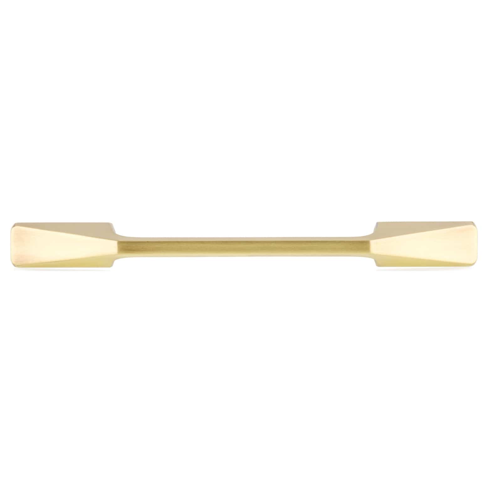 Contemporary Pull, 5-1/16" Center-to-Center, Satin Brass alt 0