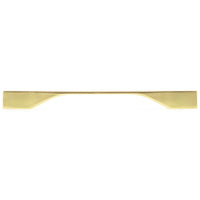 Contemporary Pull, 8-13/16" to 10-1/8" Center-to-Center, Brushed Gold alt 0