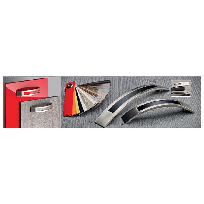 Contemporary Pull, 7-9/16" Center-to-Center, Brushed Nickel alt 0