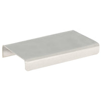 Contemporary Edge Pull, 2" Center-to-Center, Brushed Nickel alt 0