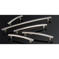 Contemporary Pull, 3-3/4" Center-to-Center, Brushed Nickel alt 0