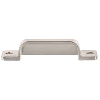 Transitional Cup Pull, 3-3/4" Center-to-Center, Brushed Nickel alt 0