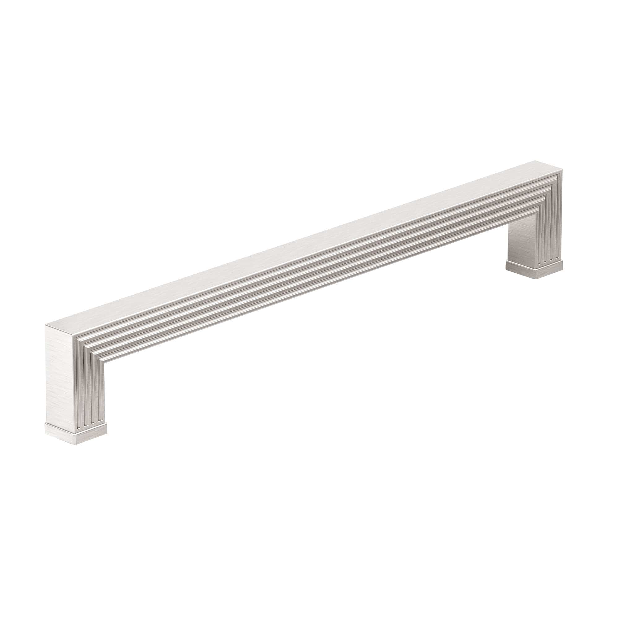 Transitional Pull, 12-5/8" Center-to-Center, Brushed Nickel alt 0