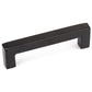 Traditional Barn Door Pull, 5-1/16" Center-to-Center, Matte Black alt 0