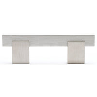 Contemporary Pull, 3" Center-to-Center, Brushed Nickel alt 0