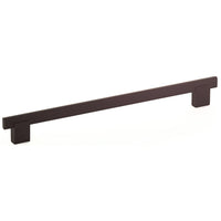 Contemporary Pull, 10-1/8" Center-to-Center, Matte Black alt 0