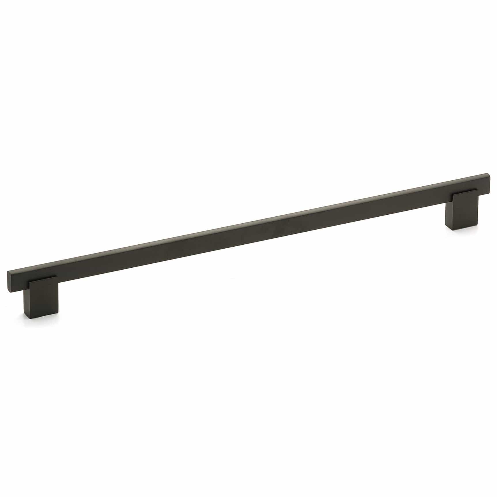 Contemporary Pull, 12-5/8" Center-to-Center, Matte Black alt 0