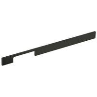 Contemporary Pull, 12-5/8" Center-to-Center, Matte Black alt 0