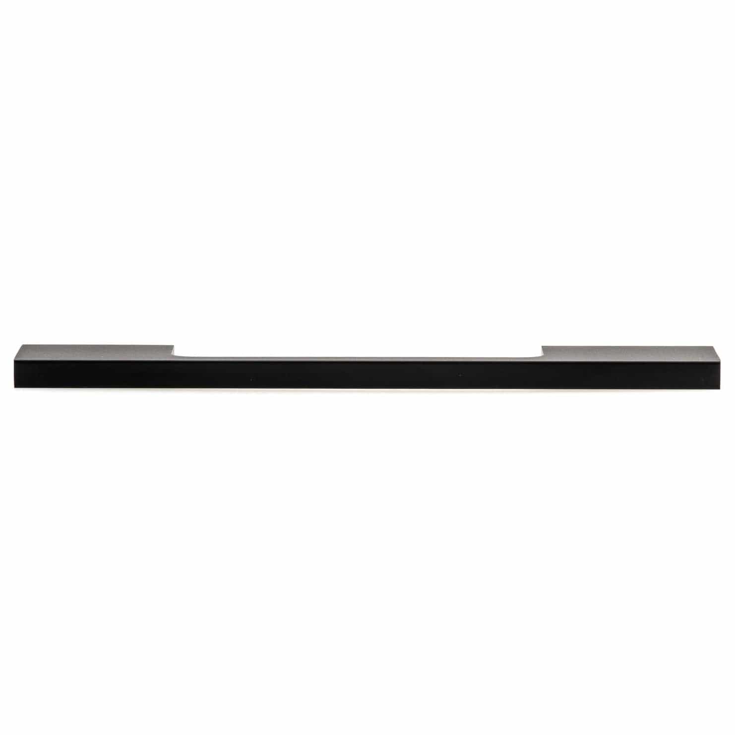 Contemporary Pull, 3-3/4" Center-to-Center, Matte Black alt 0