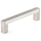 Contemporary Pull, 3-3/4" Center-to-Center, Brushed Nickel alt 0