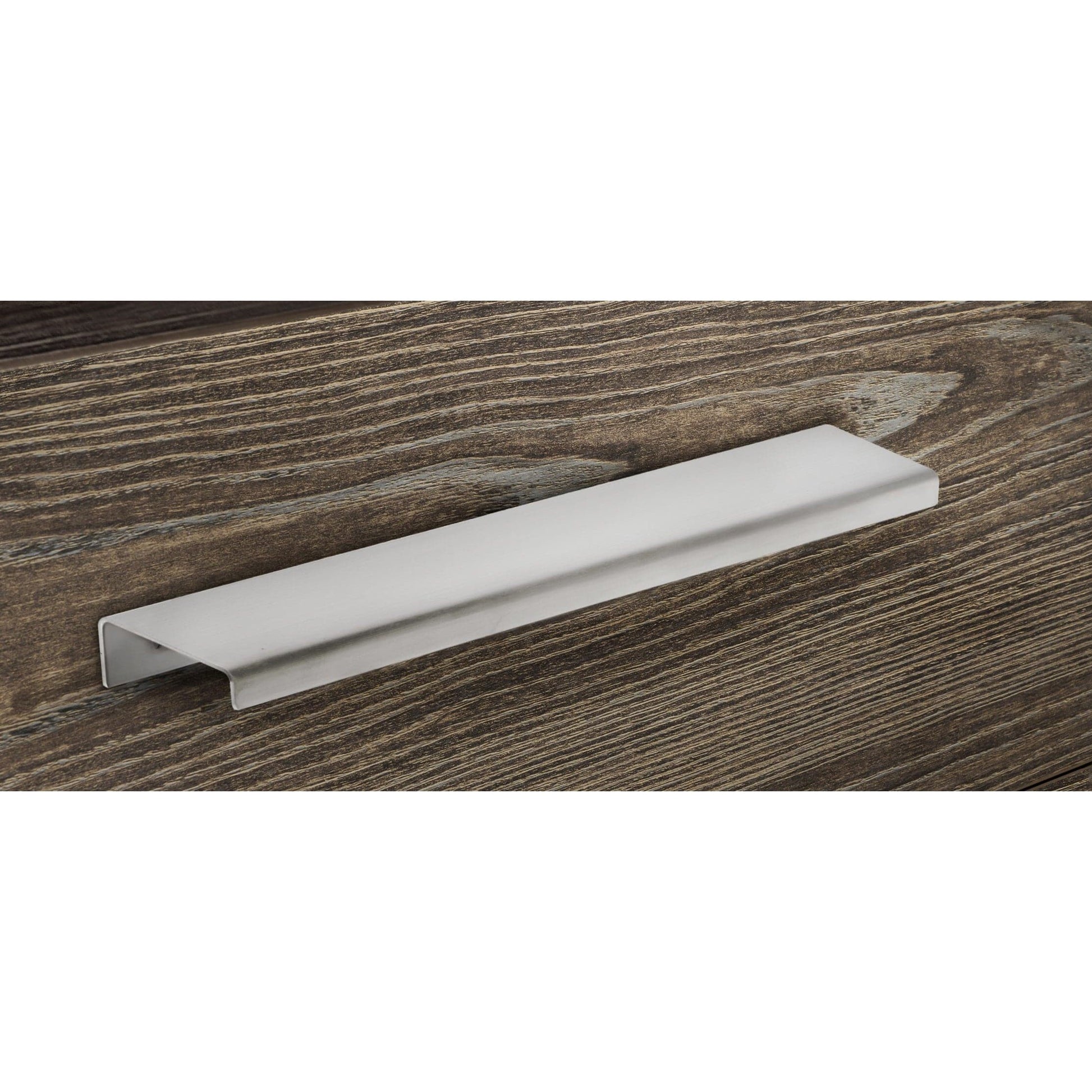 Contemporary Edge Pull, 23" Center-to-Center, Stainless Steel alt 0