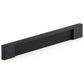 Contemporary Pull, 5-1/16" Center-to-Center, Brushed Black alt 0