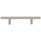 Contemporary Pull, 3-3/4" Center-to-Center, Brushed Nickel alt 0