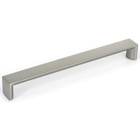 Contemporary Pull, 7-9/16" Center-to-Center, Brushed Nickel, Low Luster alt 0