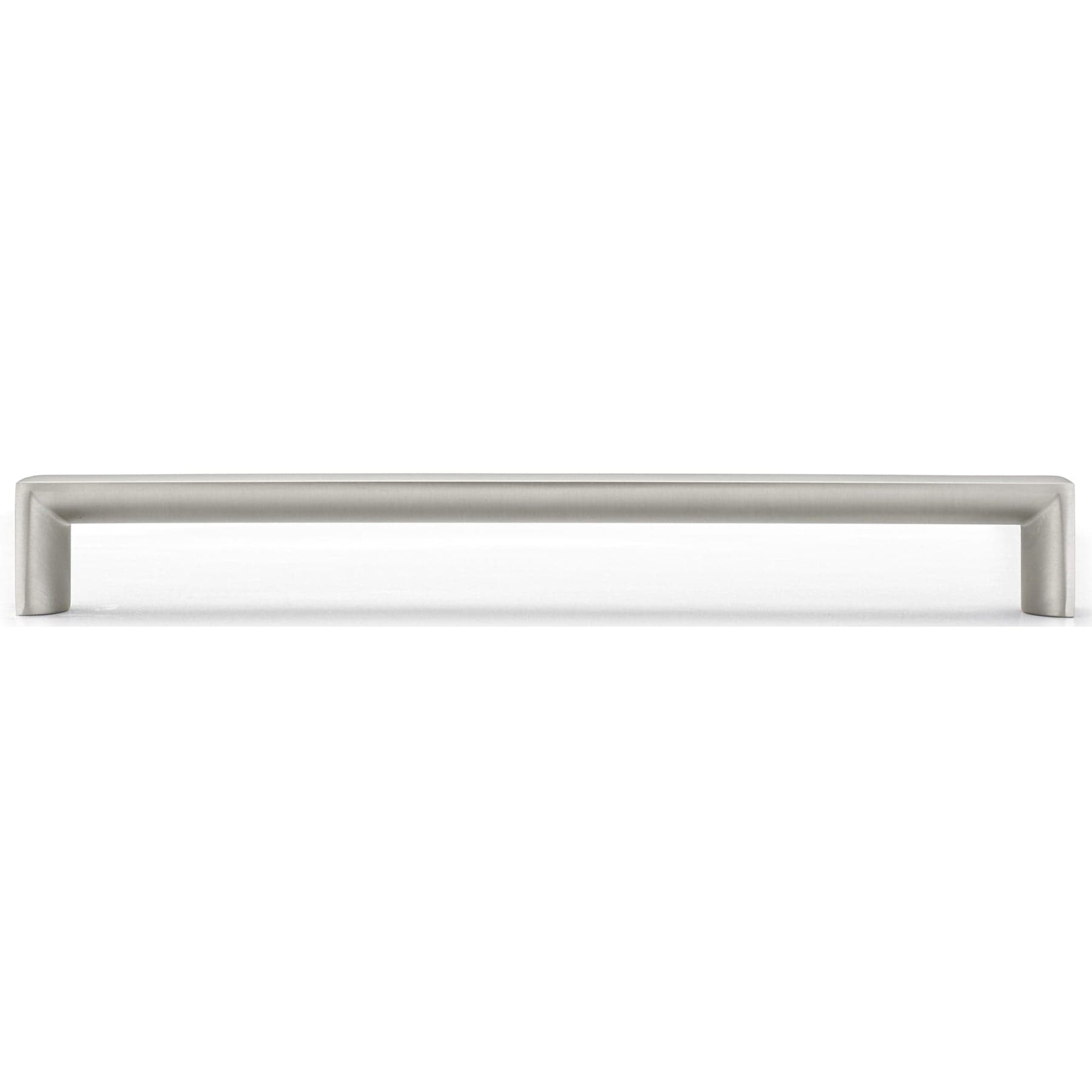 Contemporary Pull, 7-9/16" Center-to-Center, Brushed Nickel, Low Luster alt 0