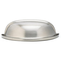 Traditional Cup Pull, 3" Center-to-Center, Brushed Nickel alt 0